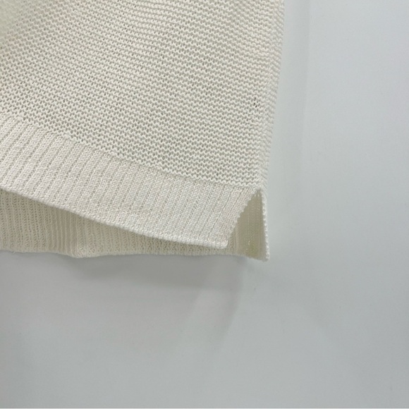 ATM Linen Rope Open-knit Tank Top In Chalk Size M - Picture 14 of 14
